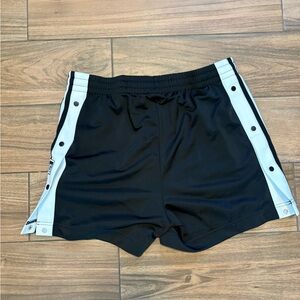 ADIDAS Black and White Adibreak Athletic Shorts